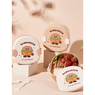 MARMITA LANCHEIRA INFANTIL BURGUER COM DIVISÓRIAS