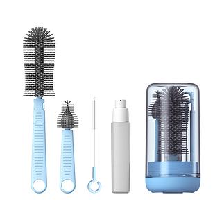 Kit Escovas De Mamadeira Portátil