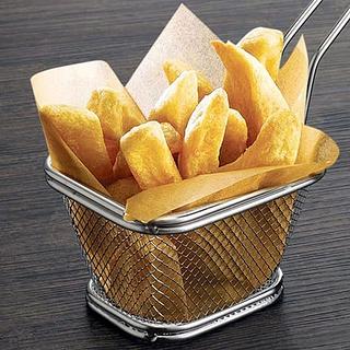 Mini Cesto Para Servi Porções Batata Bolinhos Frango